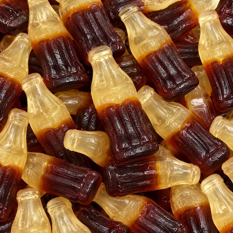 Bouteilles cola géantes