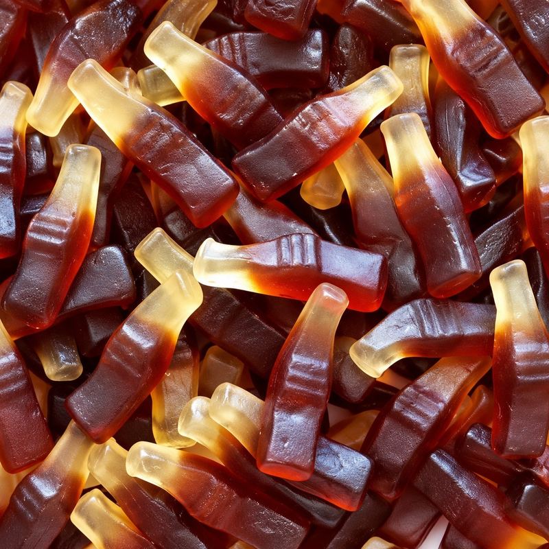 Bouteilles cola lisses