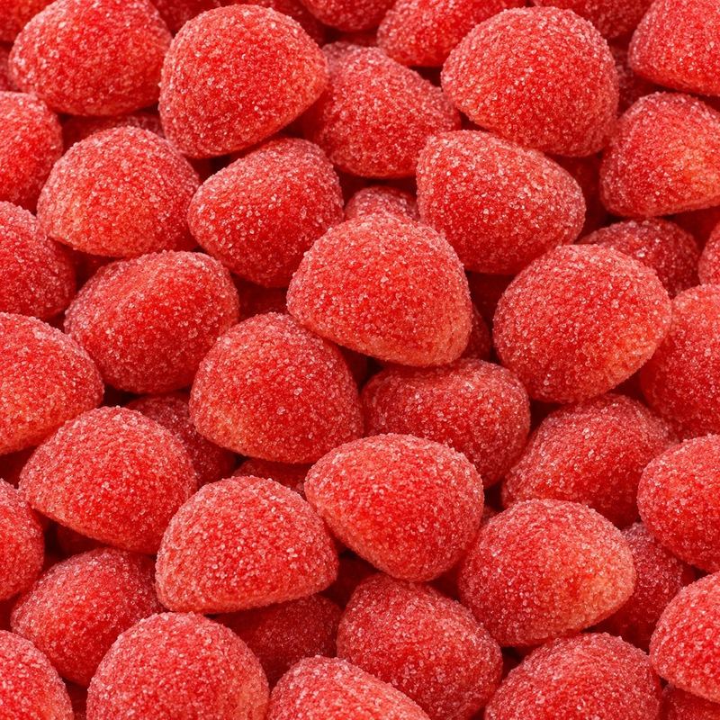 Fraises Tagada : fraises en guimauve rouges sucrées
