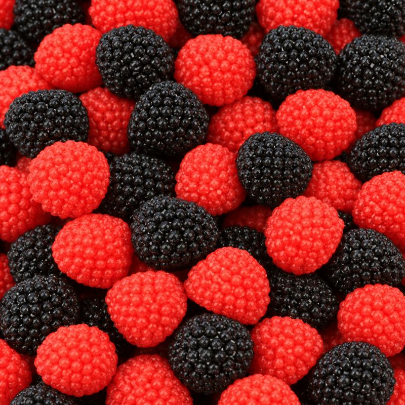 Mûres et framboises