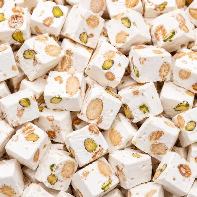 Nougat blanc aux amandes