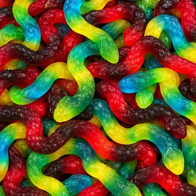 Serpents géants brillants